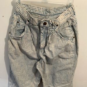 Blue and White jeans